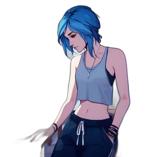 staff, jacket, dress, jewelry, concept art, pixel art, comic book art, cyberpunk transparent PNG cut-out
