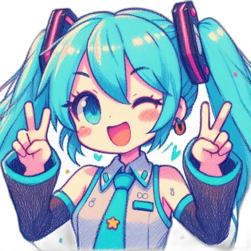 staff, robot, face, jacket, anime, pixel art, vaporwave, cartoon transparent PNG cut-out