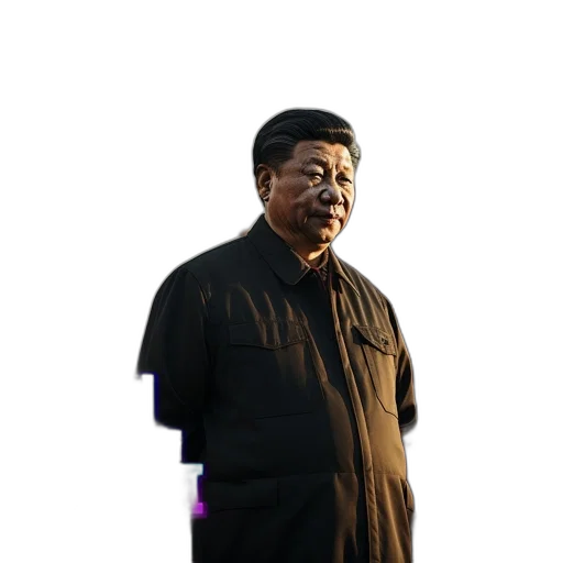 staff, face, jacket, animal, 3d render, pixel art, concept art, vaporwave transparent PNG cut-out