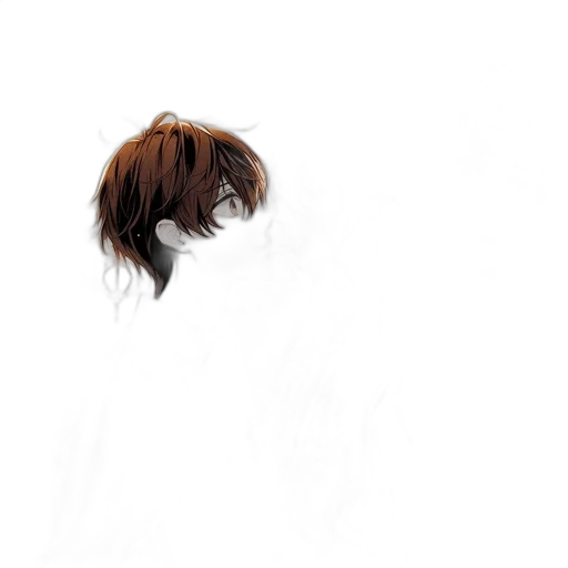 hair, face, creature, mask, photorealistic, concept art, pixel art, watercolor transparent PNG cut-out