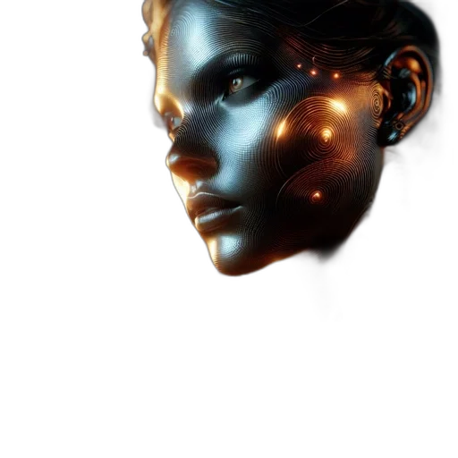 mask, face, jewelry, crown, 3d render, photorealistic, fantasy art, cyberpunk transparent PNG cut-out