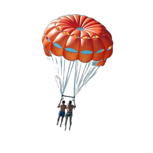 umbrella, concept art, 3d render, pixel art transparent PNG cut-out
