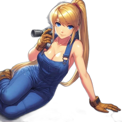 weapon, dress, staff, hair, anime, pixel art, cartoon, concept art transparent PNG cut-out
