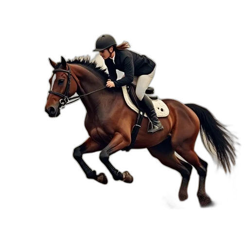 animal, staff, photorealistic, concept art, 3d render, horse, jumper, mouse transparent PNG cut-out