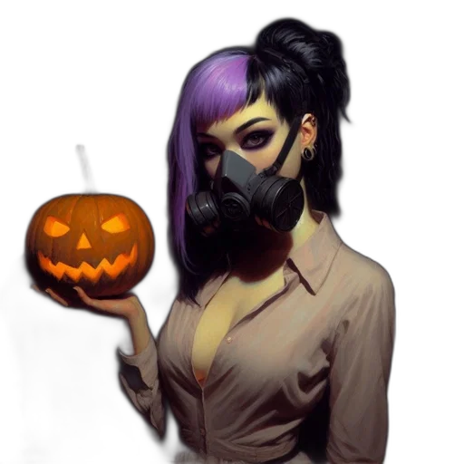 mask, face, fantasy art, concept art, pixel art, photorealistic, dark, neon transparent PNG cut-out