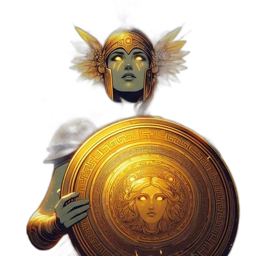 mask, sword, crown, staff, concept art, fantasy art, comic book art, 3d render transparent PNG cut-out