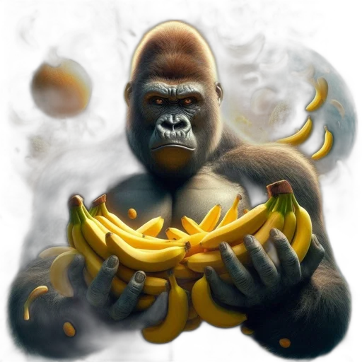 food, creature, animal, concept art, photorealistic, fantasy art, comic book art, enormous transparent PNG cut-out