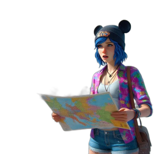 hat, jacket, face, mask, concept art, 3d render, photorealistic, fantasy art transparent PNG cut-out