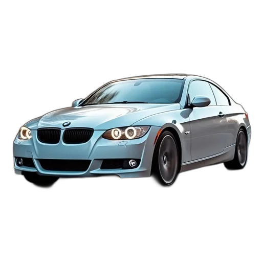car, photorealistic, 3d render, 2007, bmw, series, 328i, coupe transparent PNG cut-out