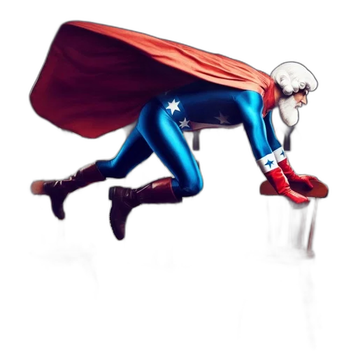 robot, shoes, concept art, comic book art, 3d render, fantasy art, elderly, man transparent PNG cut-out