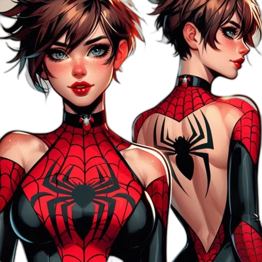 comic book art, concept art, fantasy art, pixel art, red, illustration, shows, woman transparent PNG cut-out
