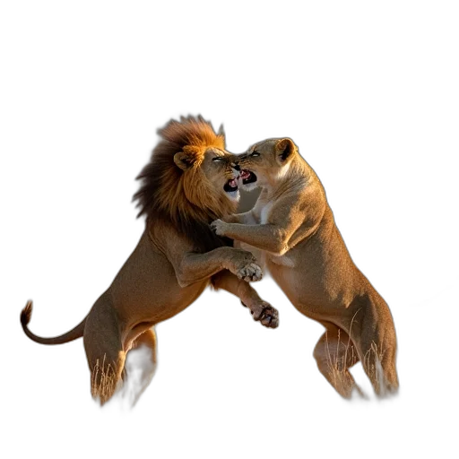 animal, creature, crown, staff, concept art, 3d render, photorealistic, fantasy art transparent PNG cut-out