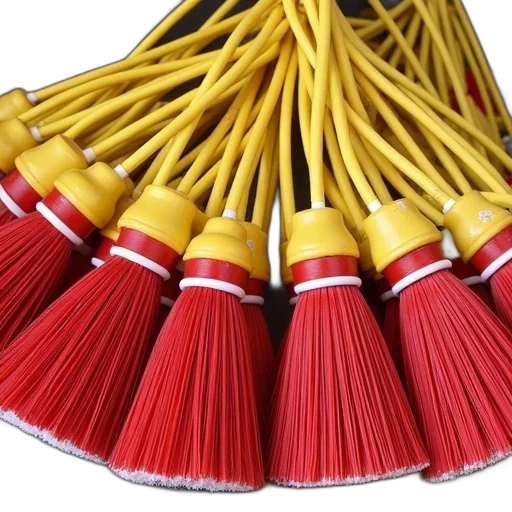 staff, weapon, umbrella, photorealistic, 3d render, red, colorful, pile transparent PNG cut-out