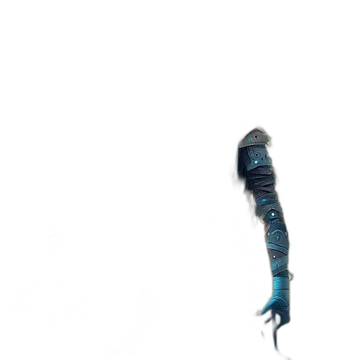hair, creature, weapon, staff, concept art, 3d render, pixel art, fantasy art transparent PNG cut-out