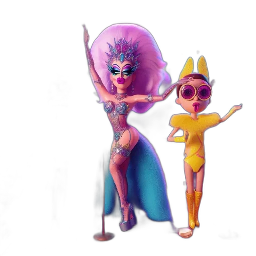 crown, concept art, 3d render, cartoon, fantasy art, outer space, underwater, pastel transparent PNG cut-out