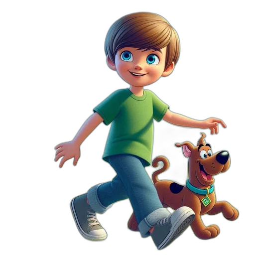 animal, creature, 3d render, cartoon, concept art, photorealistic, young, boy transparent PNG cut-out