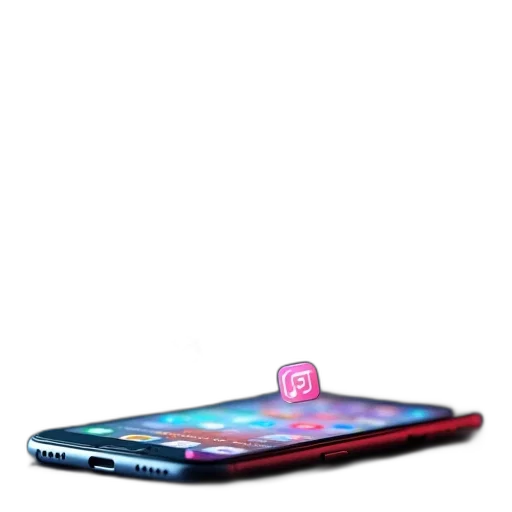 weapon, jewelry, staff, crown, 3d render, vaporwave, smartphone, displayed transparent PNG cut-out