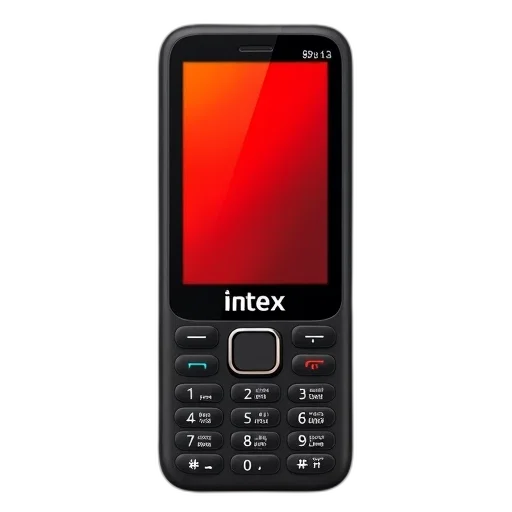 black, silver, intex, mobile, phone, red, wallpaper, screen transparent PNG cut-out
