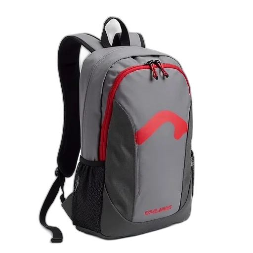 jacket, 3d render, grey, red, backpack, zipper, closure, multiple transparent PNG cut-out