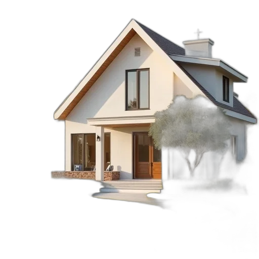 building, 3d render, photorealistic, concept art transparent PNG cut-out
