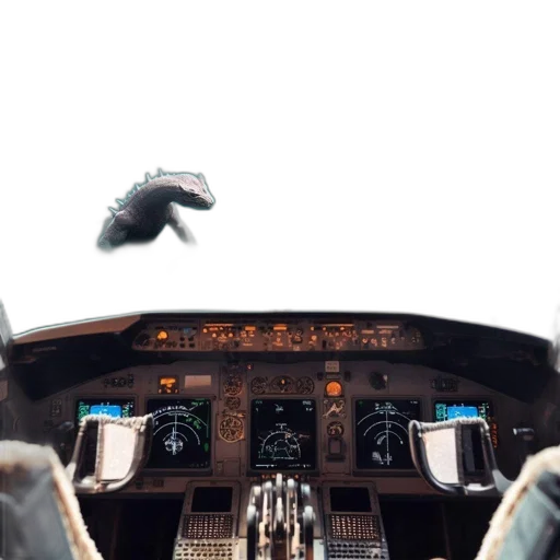 dragon, creature, robot, animal, concept art, outer space, airplane, cockpit transparent PNG cut-out