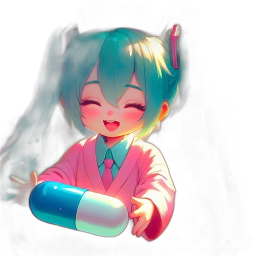 weapon, staff, bottle, robot, vaporwave, watercolor, anime, pixel art transparent PNG cut-out