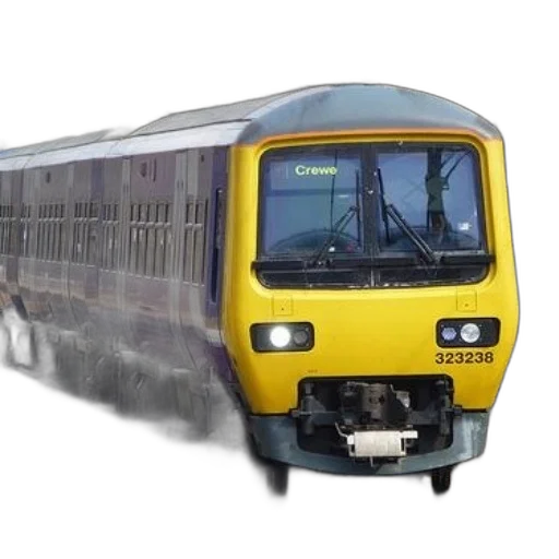 weapon, car, photorealistic, 3d render, concept art, yellow, purple, train transparent PNG cut-out