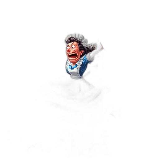 creature, face, concept art, 3d render, pixel art, photorealistic, snow, outer space transparent PNG cut-out