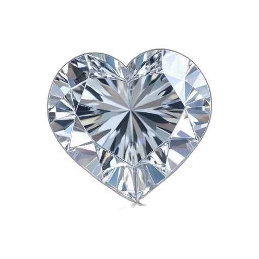 jewelry, crown, 3d render, 06ct, igia, heart, shape, diamond transparent PNG cut-out