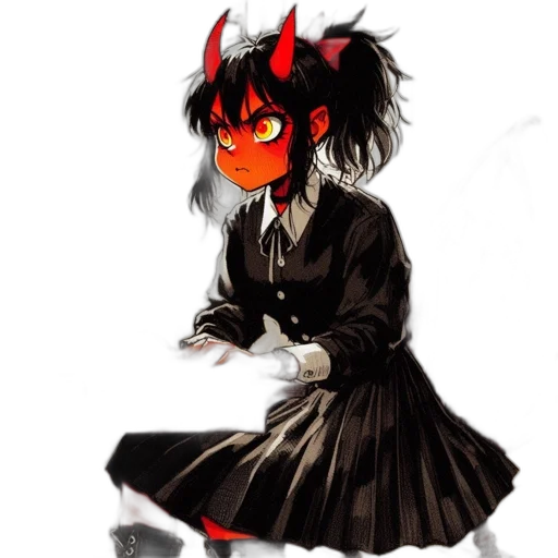 mask, dress, dragon, staff, anime, pixel art, concept art, fantasy art transparent PNG cut-out