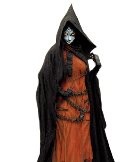 dress, staff, jacket, concept art transparent PNG cut-out