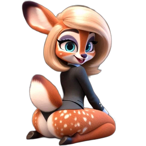 animal, dress, creature, staff, concept art, 3d render, cartoon, fantasy art transparent PNG cut-out