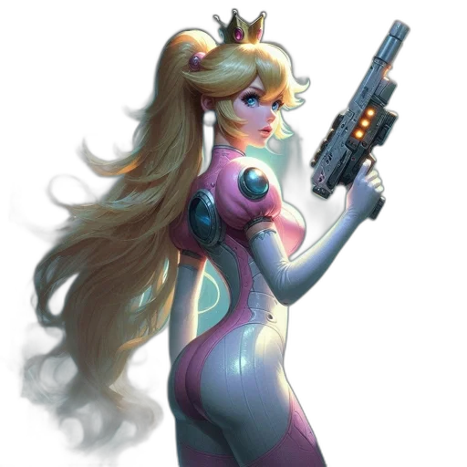 weapon, staff, robot, dress transparent PNG cut-out
