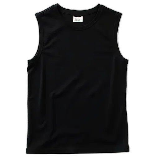 dress, jacket, monochrome, dark, black, sleeveless, top, round transparent PNG cut-out