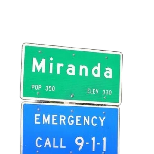 concept art, green, sign, name, miranda, blue, below, says transparent PNG cut-out