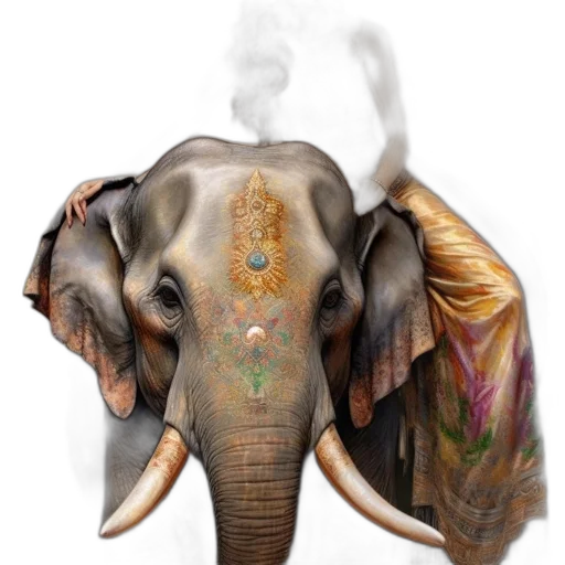 mask, animal, dragon, creature, photorealistic, concept art, fantasy art, oil painting transparent PNG cut-out