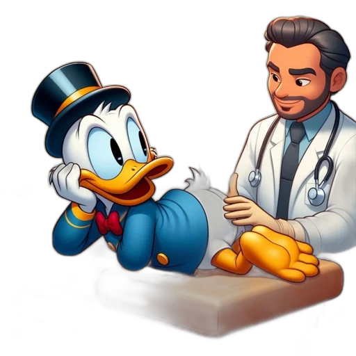 staff, cartoon, pixel art, concept art, comic book art, inside, beige-toned, doctor transparent PNG cut-out