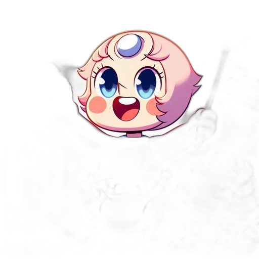 creature, face, staff, pixel art, anime, concept art, 3d render, pastel transparent PNG cut-out
