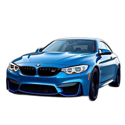 car, photorealistic, 3d render, concept art, pixel art, blue, bmw, which transparent PNG cut-out