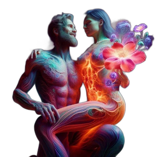 concept art, fantasy art, photorealistic, comic book art, fire, outer space, neon lights, neon transparent PNG cut-out