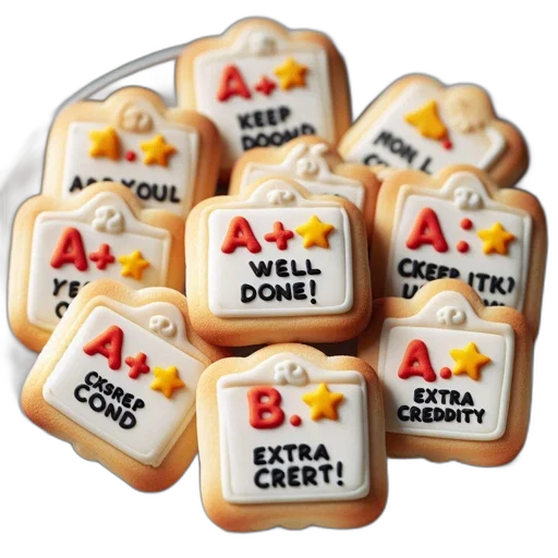 food, plate, features, decorated, cookies, shaped, like, clipboards transparent PNG cut-out