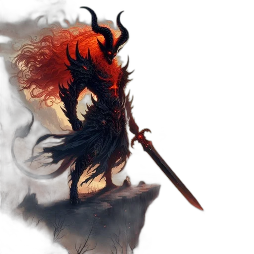 dragon, mask, sword, weapon, concept art, fantasy art, pixel art, watercolor transparent PNG cut-out