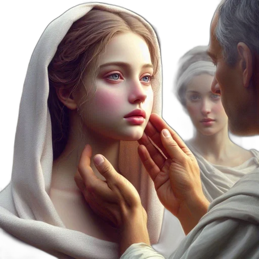 face, photorealistic, oil painting, concept art, fantasy art, forest, scene, classical transparent PNG cut-out