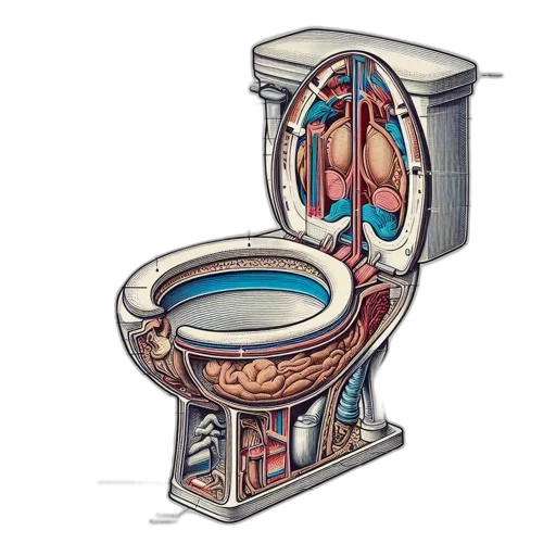 robot, furniture, face, mask, concept art, comic book art, cyberpunk, cartoon transparent PNG cut-out