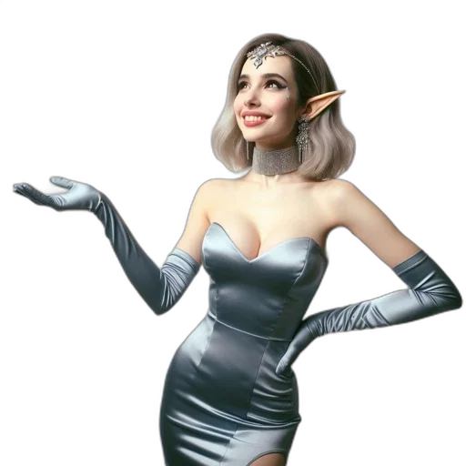 dress, mask, staff, creature, concept art, fantasy art, photorealistic, comic book art transparent PNG cut-out