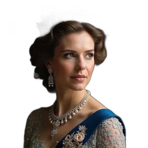 crown, jewelry, dress, face transparent PNG cut-out