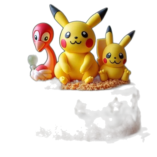 food, concept art, 3d render, pixel art transparent PNG cut-out
