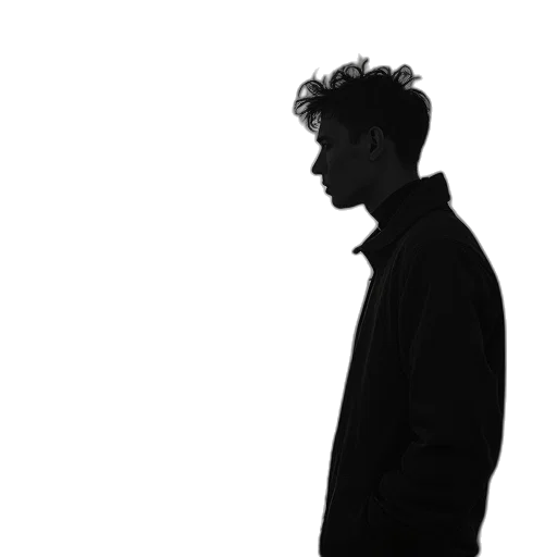 jacket, staff, face, dragon transparent PNG cut-out