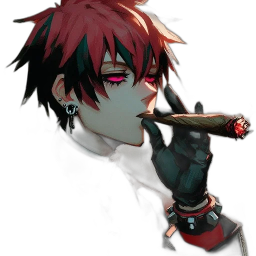 staff, weapon, anime, concept art, pixel art, photorealistic, fire, red transparent PNG cut-out