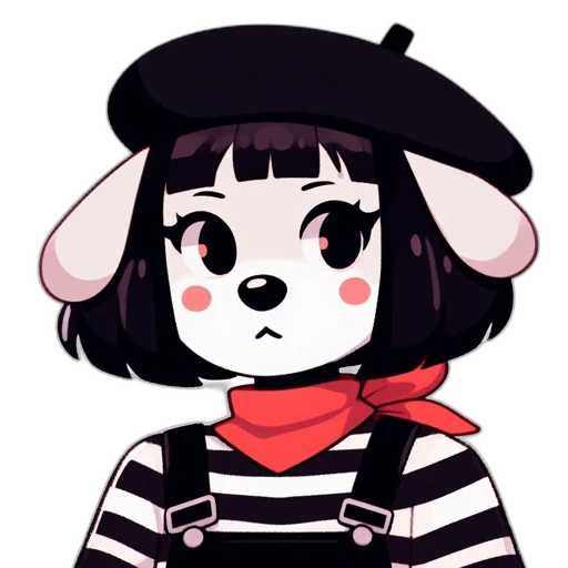 hat, mask, face, staff, cartoon, anime, pixel art, concept art transparent PNG cut-out